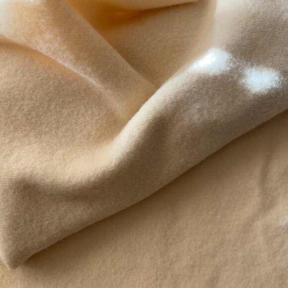 Pure Virgin Wool Blanket Eaton Cream Vintage - Picture 5 of 7